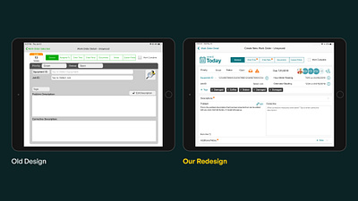 Redesigning an iPad app for Heavy Machinery Maintenance b2b design enterprise figma ipad ui ux