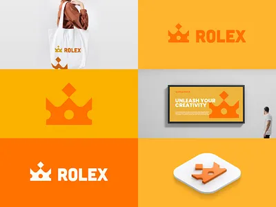Rolex Brand brand branding business company concept crown design designer idea illustration king logo logos marketing minimal minimalist modern rolex startup watch