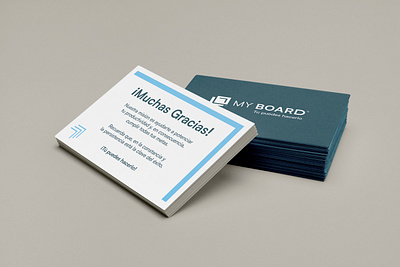 Thank You Cards for Clients - My Board brand branding graphic design packaging