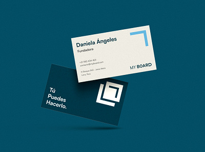 Business Cards for the My Board team members brand brand design branding graphic design packaging