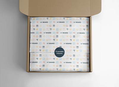 Packaging inside - My Board brand branding graphic design packaging