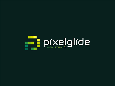 Logo design for a Webflow Agency / Web Design Studio agency branding graphic design logo pixel tech