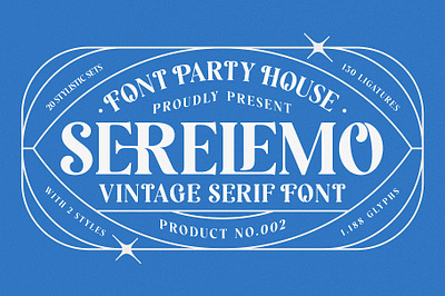 Serelemo - Vintage Serif Font vintage font
