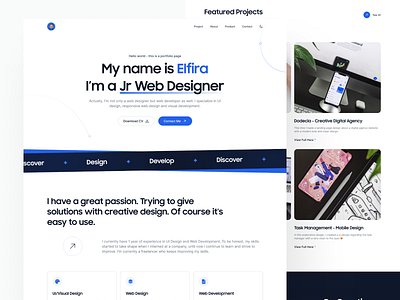 Portfolio designs, themes, templates and downloadable graphic elements on  Dribbble