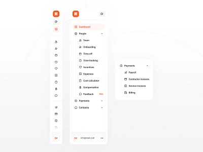 Nav bars - Exploration app dashboard design system icons nav nav bars navigation product design ui ux web