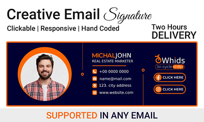 clickable html email signature design clickable email signature html email signature html gmail signature responsive email signature