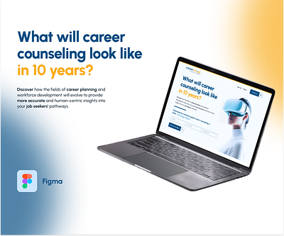 Website for What will Career Counseling look like in 10 years? design figma graphic design photoshop ui ux website