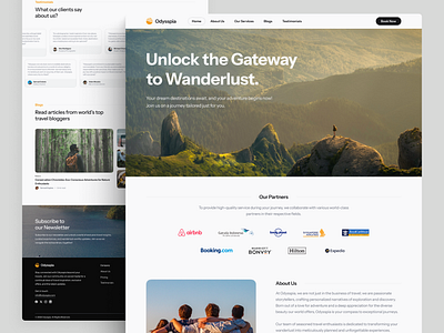 Odysspia - Travel Agency odysspia travelagency uidesign uxdesign webdesign