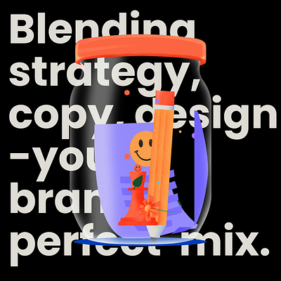 HustleJar animation branding creativity graphic design illustration jar pencil pickle strategy ui