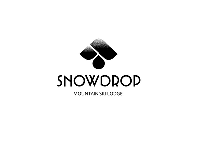 Snowdrop Mountain Logo 50 days branding daily challenge graphic design logo