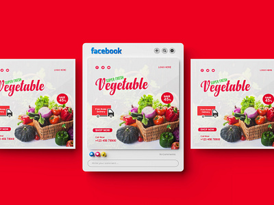 Vegetable Social Media Design 50 save free home delivery social media design size social media design vegetable vegetable social media design