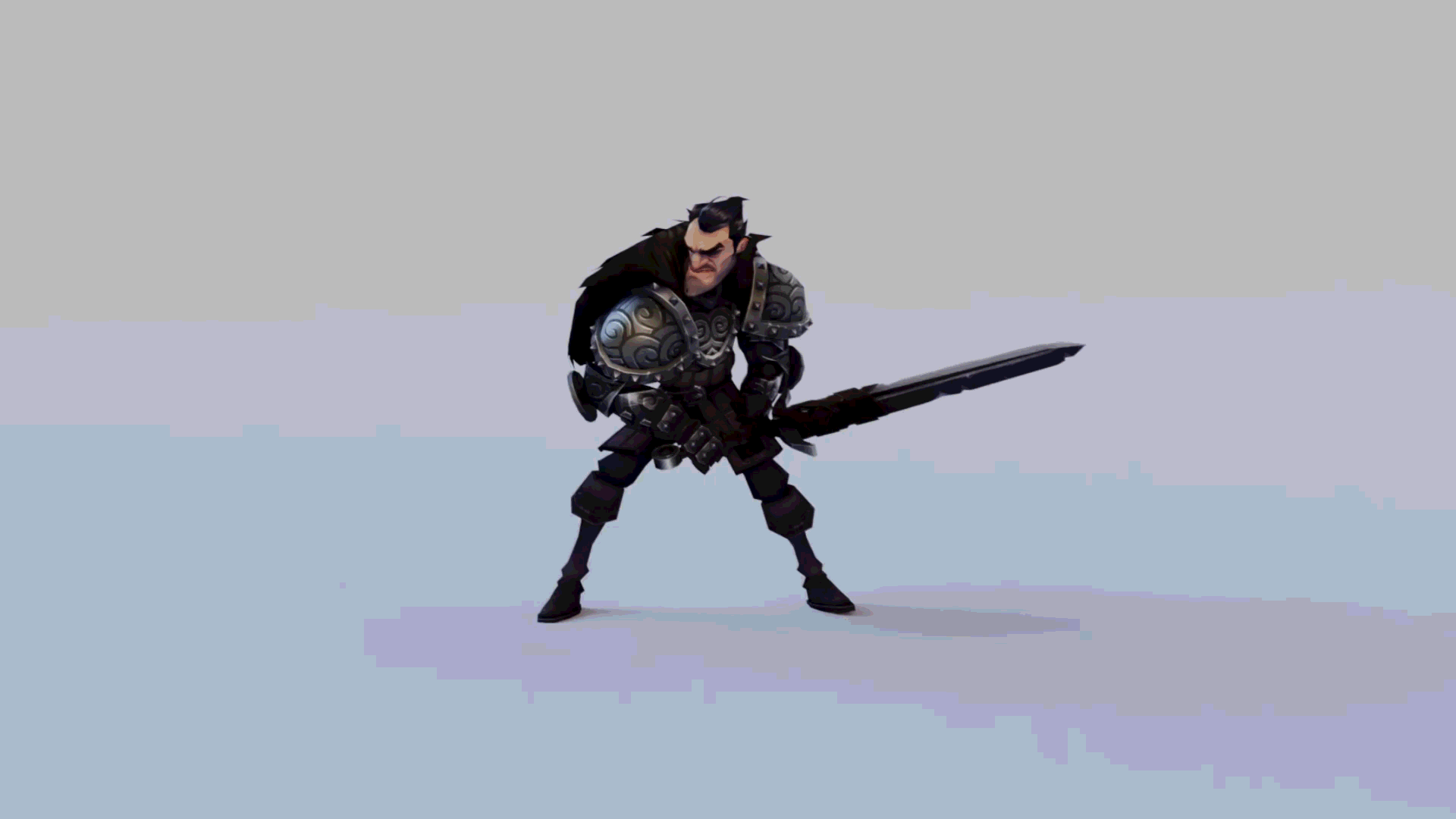 Animation practice of heavy strike 🗡️ animation attack gameplay ingame