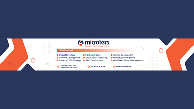 YouTube Channel Cover Design For Microters