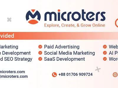 LinkedIn Page Cover Design For Microters