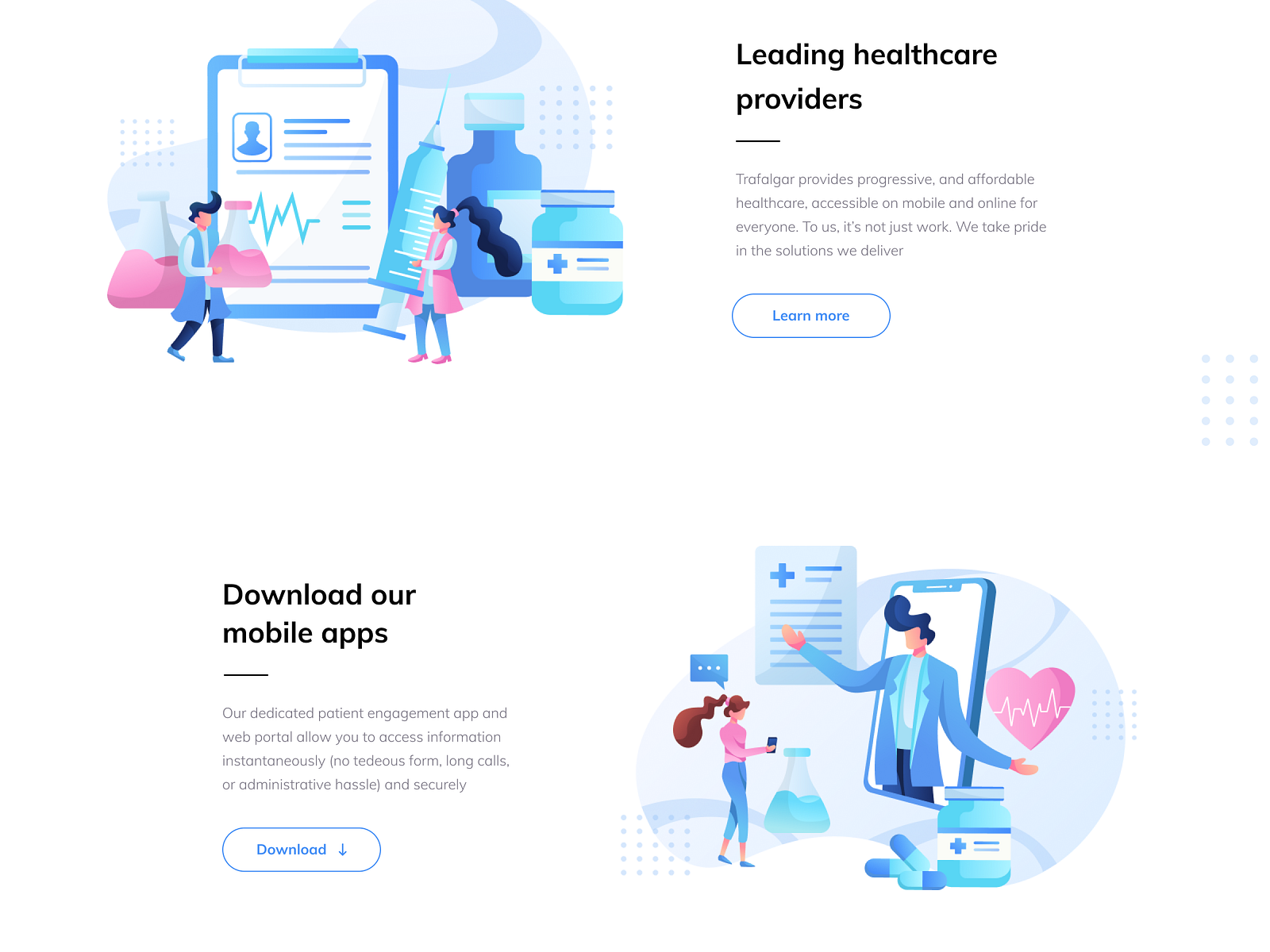 Health Website UI Design Landing Page by Dilip kumar dhruv on Dribbble