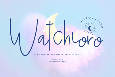 Watchioro – A Monoline Handwritten Typeface monoline brush