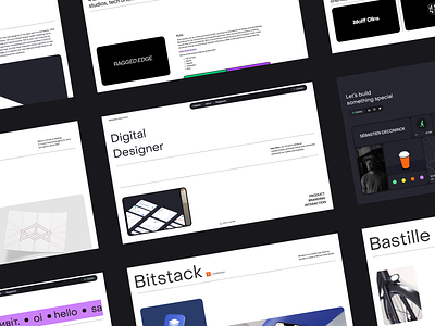 New Portfolio Released - Sébastien Deconinck branding design graphic design logo portfolio typography ui ux web