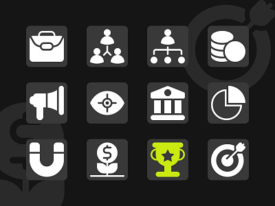 Business & Marketing Icons ui vector