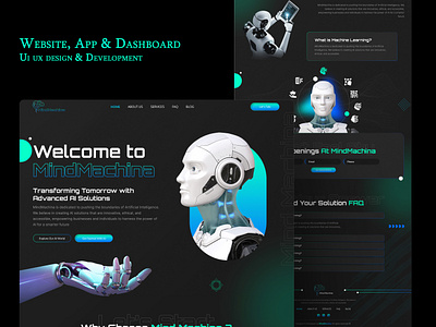 MindMachina-AI branding graphic design logo motion graphics responsive ui design ui uiuxdesign ux webdesign woocommerce wordpressdevelopment wordpressthemes