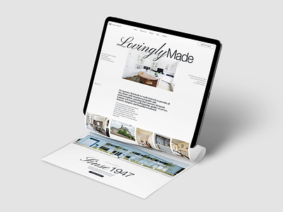 Laurence McIntosh | redesign landing page adaptive construction corporate design landing landing page ui uprock