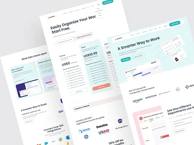 Work Management Platform 3d agency animation app branding design graphic design illustration landing page logo motion graphics ui ux web design website work management platform