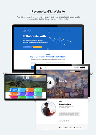 LexDigi Website Revamp mobile web website