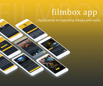 filmbox app application ui