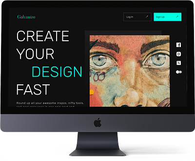 Galvanize - A Designer's Tool app cocept design designer tools ui ux webapp website