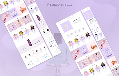 Benora perfume ui website