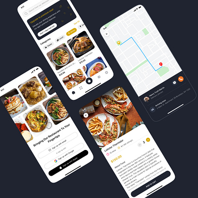 Food Delivery Mobile App design e commerce food mobile mobile app ui uiux ux web