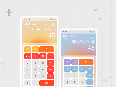 Screen design for calculator app calculator daily ui design figma mobile ui ui design ux