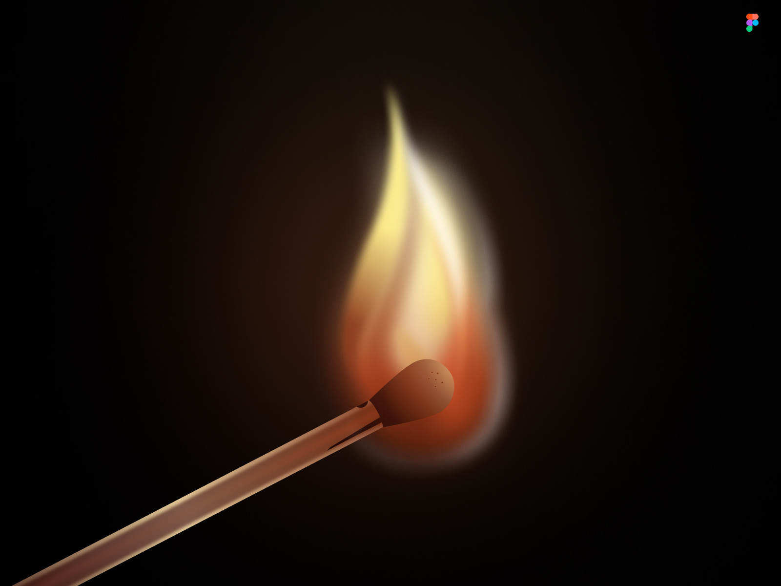 Figma Fire Animation animation design figma graphic design illustration motion graphics