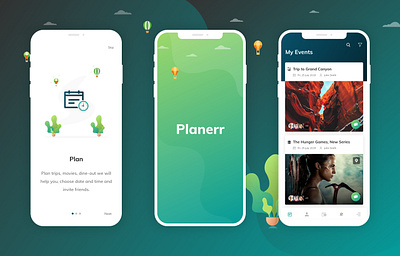 Planner App android app app design illustration ios mobile mobile app ui ui design