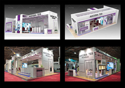 Booth Exhibition Design 3d 3d art 3d design 3d max 3d model booth exhibition design vray