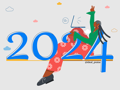 2024 2024 2d art branding character design graphic design illustration ui vector