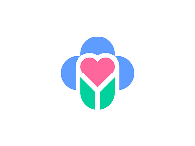 Lovely Health Care cardiology clinic cure design health healthcare heart hope leaf logo love medical medicine mental natural nature pharmacy support treatment wellness