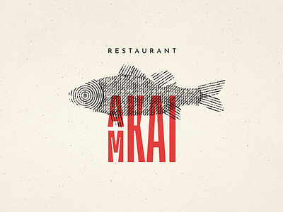 AM KAI branding graphic design identity logo restaurant seafood