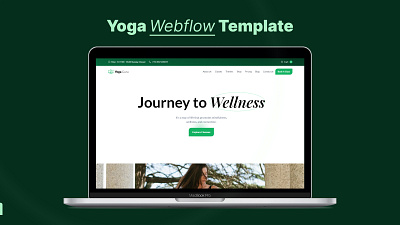 Yoga Guru - Webflow Website Template coach website fitness website html5 website landing page design responsive website ui web design webflow website website template yoga website