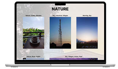 Professional Photographer Portfolio Website photograph ui