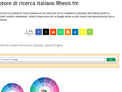 Rhesis FM: search engine motore di ricerca search engine web agency seo ieros