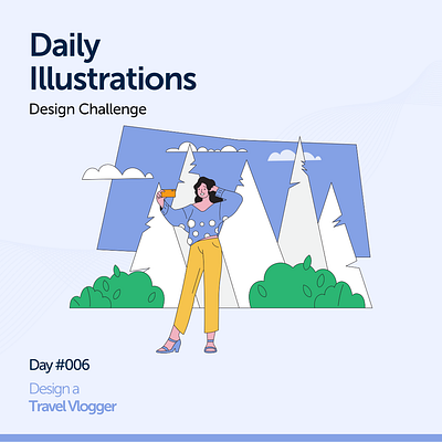 Travel Vlogger - SVG illustration design freesvg graphic design illustration svg svg illustration ui vector vlogger vlogging