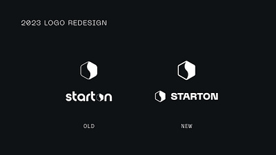 Starton logo 2023 redesign design logo web3