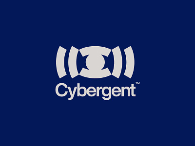Cybergent - Logo design for a cyber security service team antivirus brand design brand identity branding computer security cyber security eye internet internet security it it security logo network signal pictorial logo icon tech solution technology