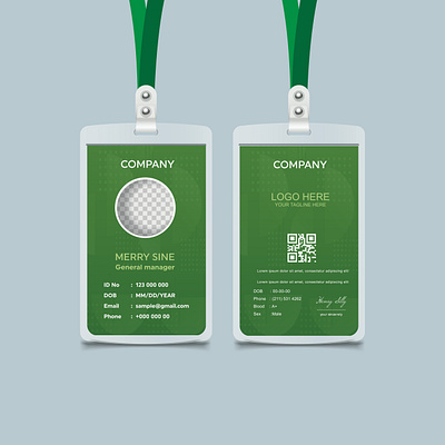 Id Card Design Simple card creative graphic design id idcard new template vector