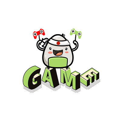 Game Cartoon Design creative design font game logo new vector