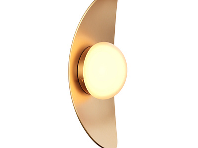 Alon Lamp By Lampatron 3d alon blender cycles design gold lamp lampatron light metal render