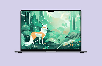 4K Wolf Wallpaper for Desktop design iphone macbook wallpaper wallpaperset wolf