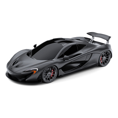 McLaren P1 3d black blender car coupe cycles design mclaren p1 render vehicle