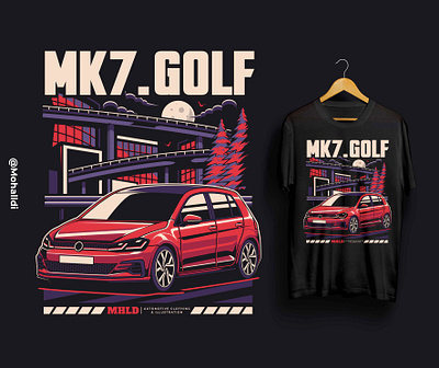 Golf MK7 GTI car tshirt