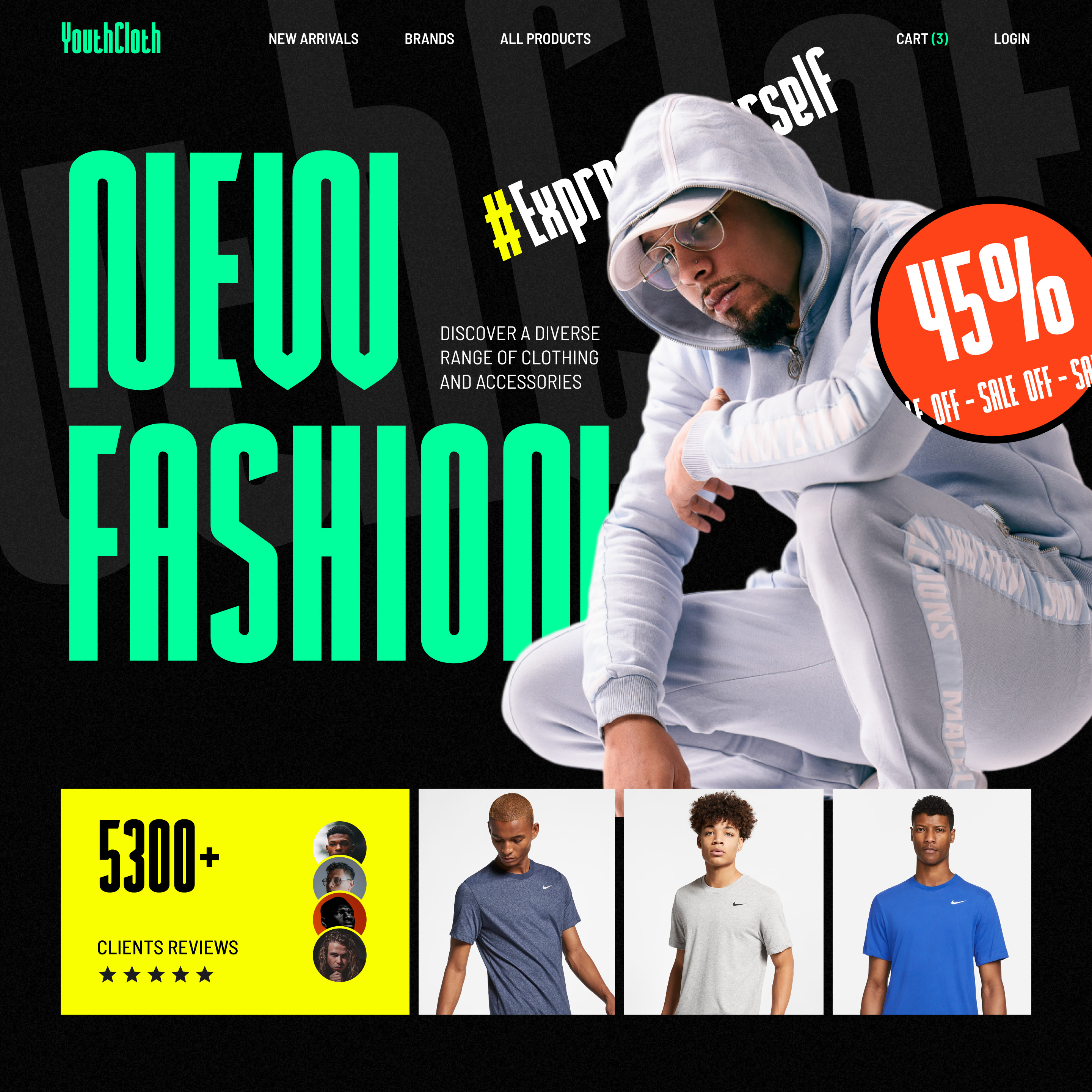 Example of E Commerce Website Design